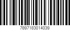 Código de barras (EAN, GTIN, SKU, ISBN): '7897183014039'