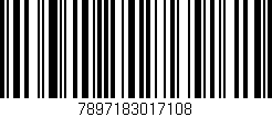Código de barras (EAN, GTIN, SKU, ISBN): '7897183017108'