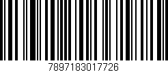 Código de barras (EAN, GTIN, SKU, ISBN): '7897183017726'