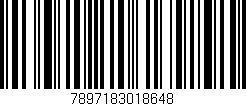 Código de barras (EAN, GTIN, SKU, ISBN): '7897183018648'