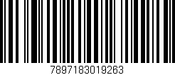 Código de barras (EAN, GTIN, SKU, ISBN): '7897183019263'