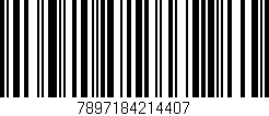 Código de barras (EAN, GTIN, SKU, ISBN): '7897184214407'