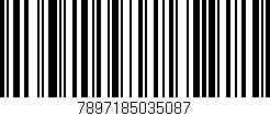 Código de barras (EAN, GTIN, SKU, ISBN): '7897185035087'