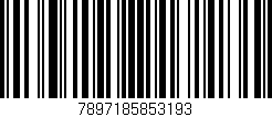 Código de barras (EAN, GTIN, SKU, ISBN): '7897185853193'