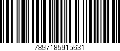 Código de barras (EAN, GTIN, SKU, ISBN): '7897185915631'