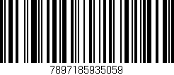 Código de barras (EAN, GTIN, SKU, ISBN): '7897185935059'