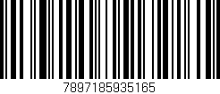 Código de barras (EAN, GTIN, SKU, ISBN): '7897185935165'