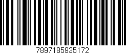 Código de barras (EAN, GTIN, SKU, ISBN): '7897185935172'