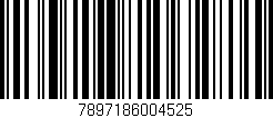 Código de barras (EAN, GTIN, SKU, ISBN): '7897186004525'