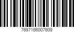 Código de barras (EAN, GTIN, SKU, ISBN): '7897186007809'