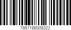 Código de barras (EAN, GTIN, SKU, ISBN): '7897186009322'