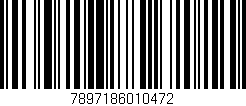Código de barras (EAN, GTIN, SKU, ISBN): '7897186010472'
