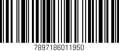 Código de barras (EAN, GTIN, SKU, ISBN): '7897186011950'