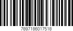Código de barras (EAN, GTIN, SKU, ISBN): '7897186017518'