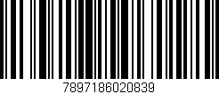 Código de barras (EAN, GTIN, SKU, ISBN): '7897186020839'