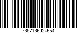 Código de barras (EAN, GTIN, SKU, ISBN): '7897186024554'