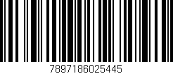 Código de barras (EAN, GTIN, SKU, ISBN): '7897186025445'