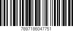 Código de barras (EAN, GTIN, SKU, ISBN): '7897186047751'