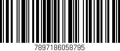 Código de barras (EAN, GTIN, SKU, ISBN): '7897186058795'