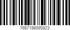 Código de barras (EAN, GTIN, SKU, ISBN): '7897186065823'