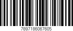 Código de barras (EAN, GTIN, SKU, ISBN): '7897186067605'