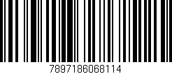 Código de barras (EAN, GTIN, SKU, ISBN): '7897186068114'