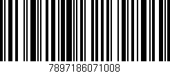 Código de barras (EAN, GTIN, SKU, ISBN): '7897186071008'