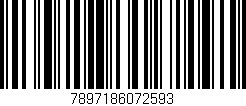 Código de barras (EAN, GTIN, SKU, ISBN): '7897186072593'