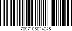Código de barras (EAN, GTIN, SKU, ISBN): '7897186074245'