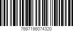 Código de barras (EAN, GTIN, SKU, ISBN): '7897186074320'
