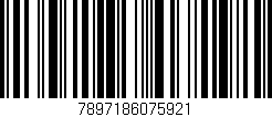 Código de barras (EAN, GTIN, SKU, ISBN): '7897186075921'