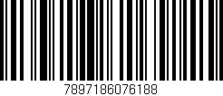 Código de barras (EAN, GTIN, SKU, ISBN): '7897186076188'