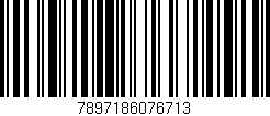 Código de barras (EAN, GTIN, SKU, ISBN): '7897186076713'