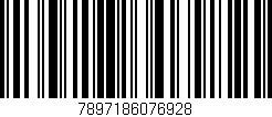 Código de barras (EAN, GTIN, SKU, ISBN): '7897186076928'
