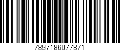 Código de barras (EAN, GTIN, SKU, ISBN): '7897186077871'