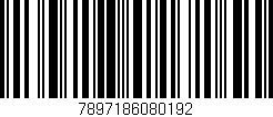 Código de barras (EAN, GTIN, SKU, ISBN): '7897186080192'