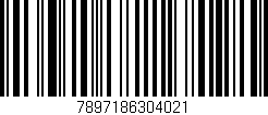 Código de barras (EAN, GTIN, SKU, ISBN): '7897186304021'