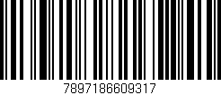 Código de barras (EAN, GTIN, SKU, ISBN): '7897186609317'