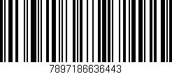 Código de barras (EAN, GTIN, SKU, ISBN): '7897186636443'