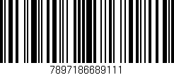 Código de barras (EAN, GTIN, SKU, ISBN): '7897186689111'