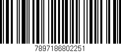 Código de barras (EAN, GTIN, SKU, ISBN): '7897186802251'