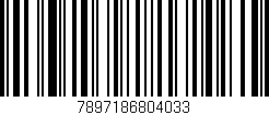Código de barras (EAN, GTIN, SKU, ISBN): '7897186804033'