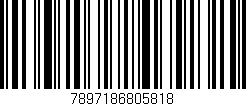 Código de barras (EAN, GTIN, SKU, ISBN): '7897186805818'
