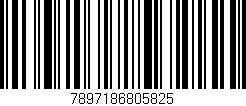 Código de barras (EAN, GTIN, SKU, ISBN): '7897186805825'