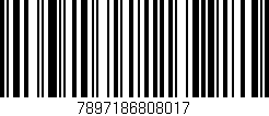 Código de barras (EAN, GTIN, SKU, ISBN): '7897186808017'