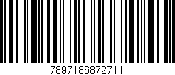 Código de barras (EAN, GTIN, SKU, ISBN): '7897186872711'
