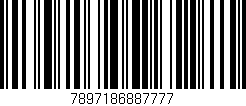 Código de barras (EAN, GTIN, SKU, ISBN): '7897186887777'