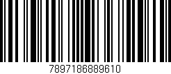 Código de barras (EAN, GTIN, SKU, ISBN): '7897186889610'