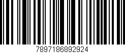 Código de barras (EAN, GTIN, SKU, ISBN): '7897186892924'