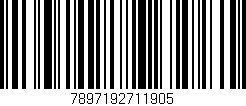 Código de barras (EAN, GTIN, SKU, ISBN): '7897192711905'